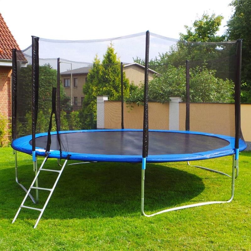 14 FT  Trampoline with Safety Enclosure Net