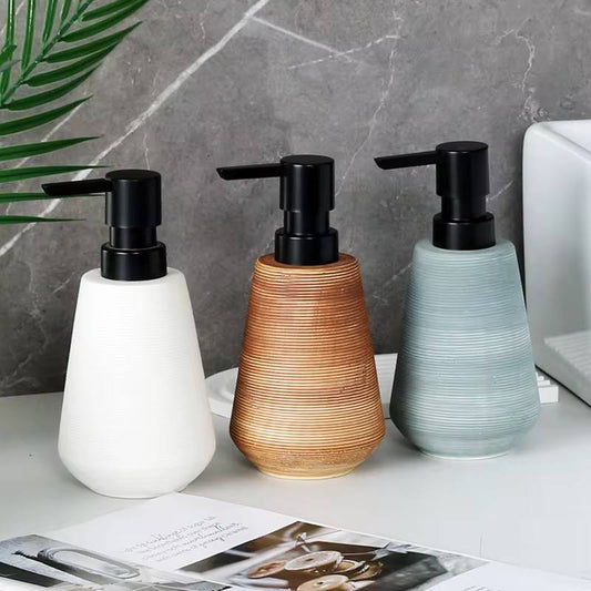 Ceramic soap dispenser