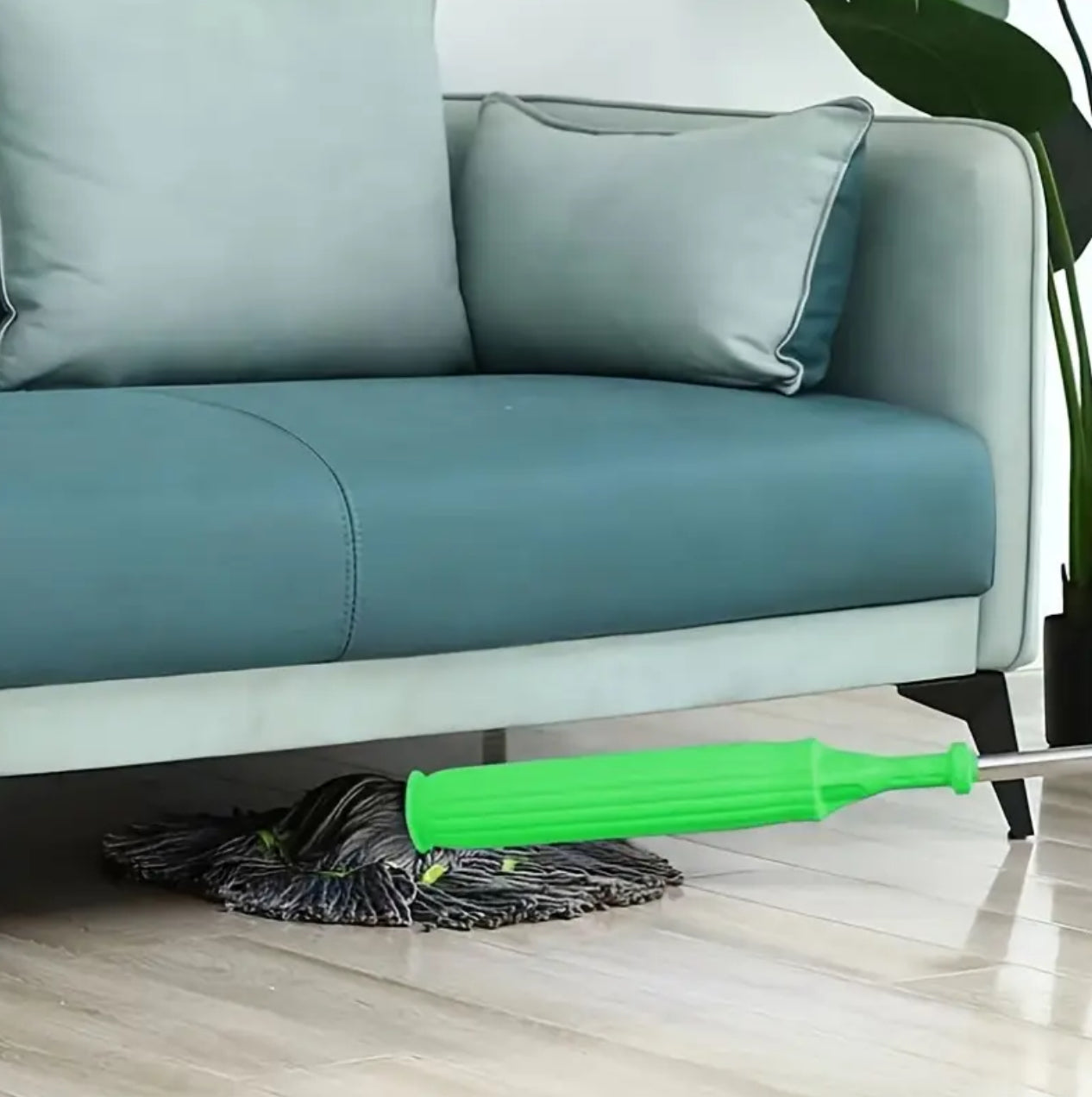 Microfiber self squeeze mop with stainless steel handle