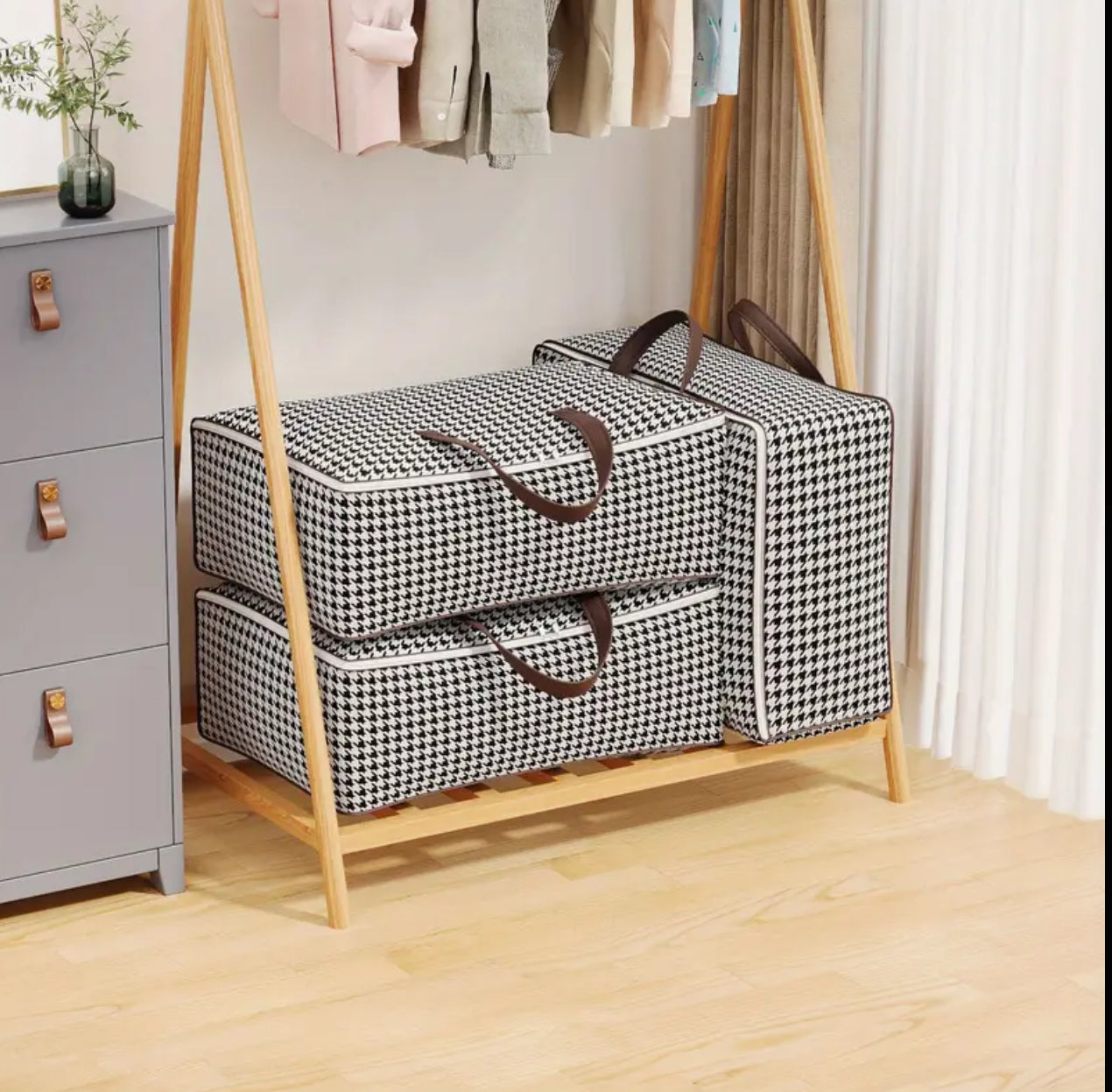 3pcs Quilt Duvet/Closet Organizer