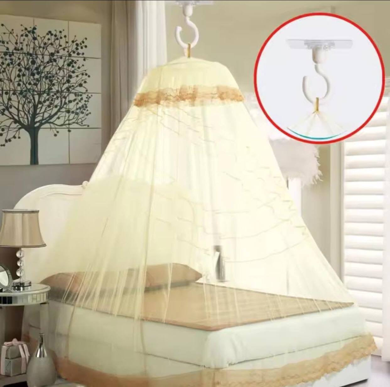 no drilling multiple purposes mosquito net hooks
3pcs