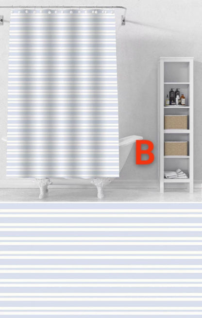 Shower curtains with hooks