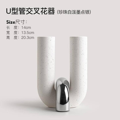 Creative U Shape  Ceramic Decor Piece