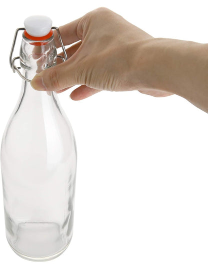 Swing top glass bottles