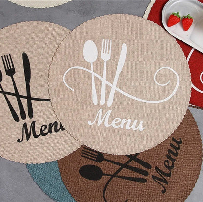 Round and Rectangular table mats