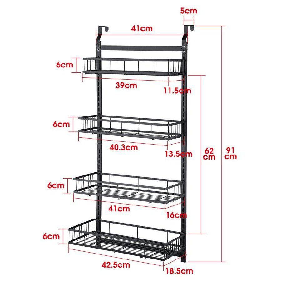 4 Tier Over Door Caddy Organizer