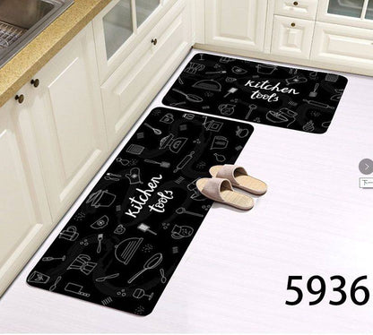 Rubber kitchen mats