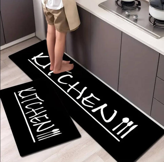 Rubber kitchen mats