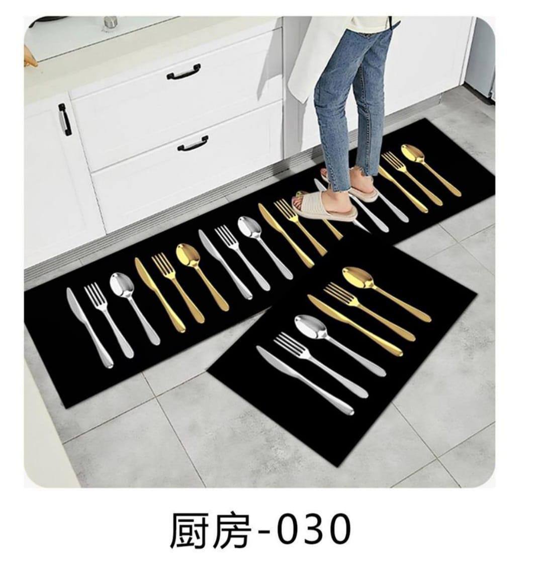 Rubber kitchen mats