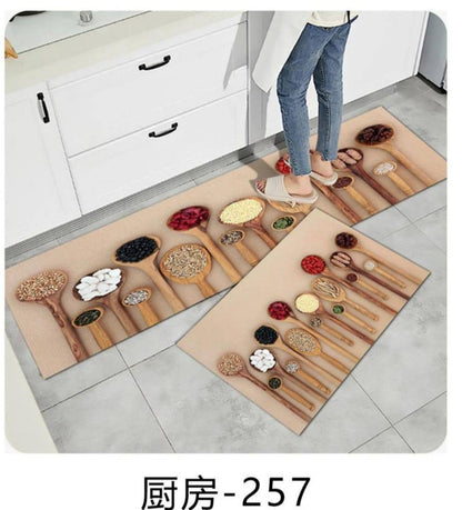 Rubber kitchen mats