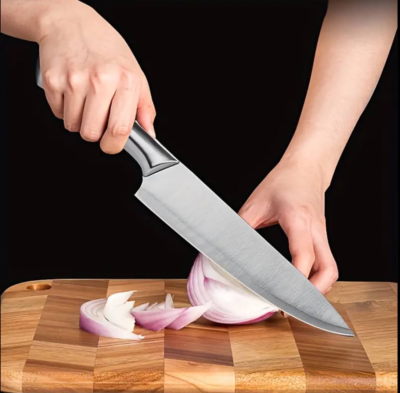 Stainless steel chef's knives
8pcs set