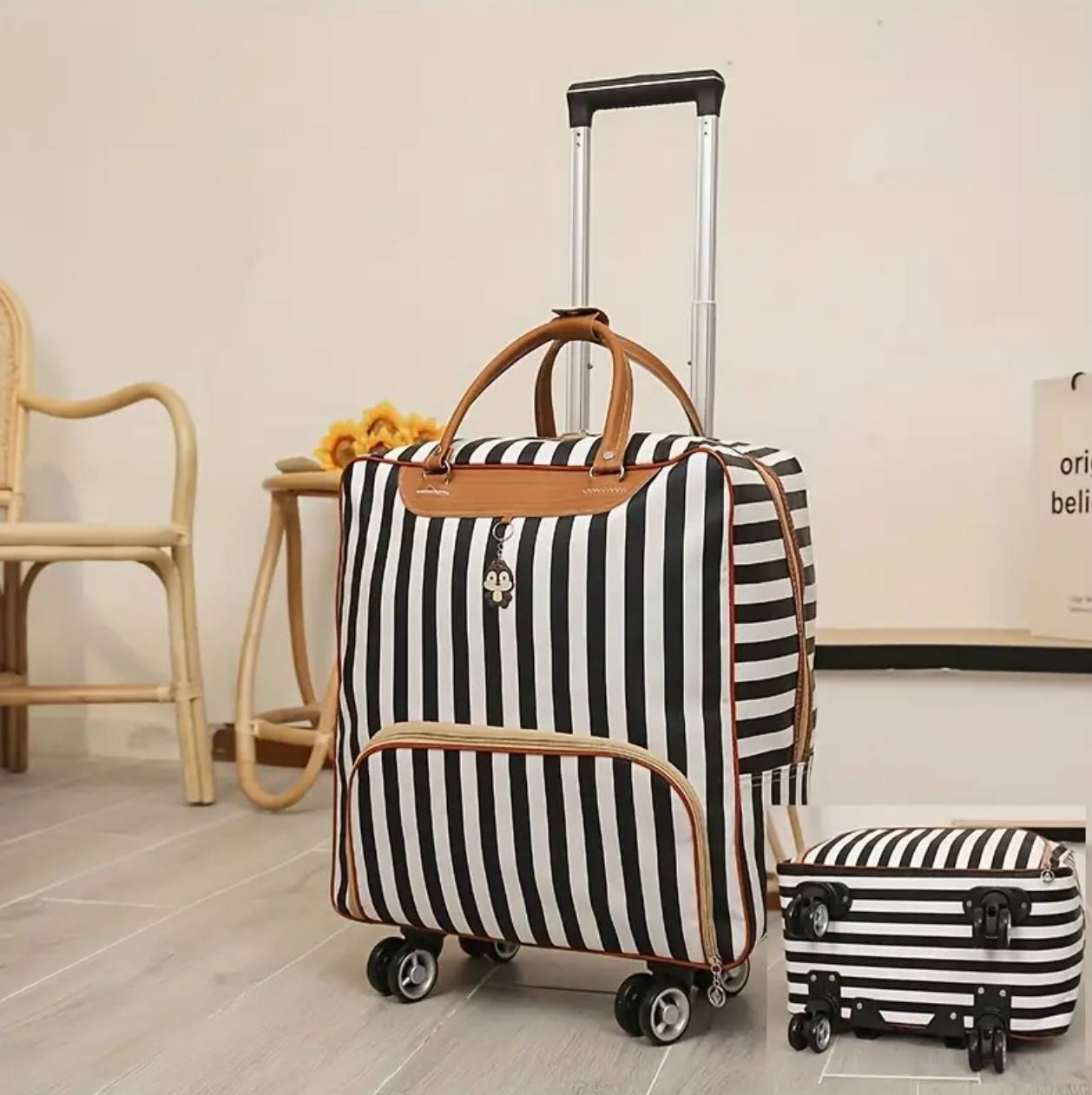 Trolley Travel Bag with 4Universal Wheels