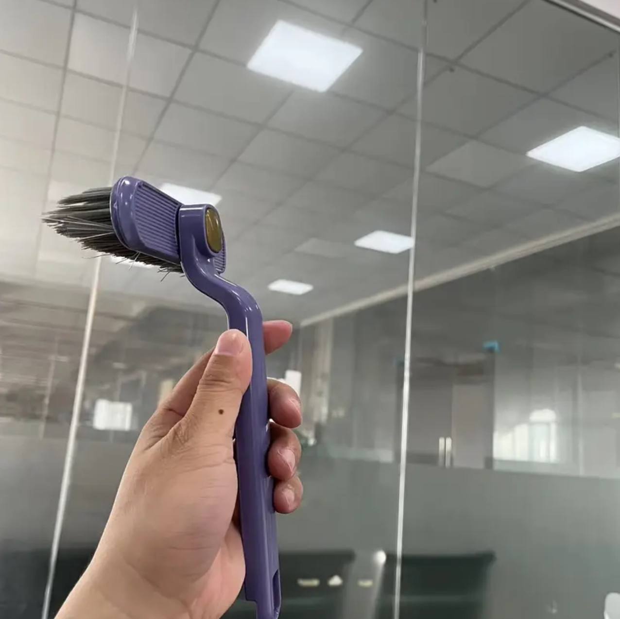 360 Degree Rotating Crevice Cleaning Brush Bathroom Toilet Brush Shower