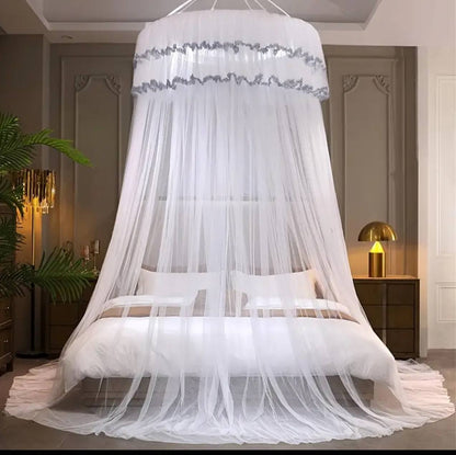 Free size round mosquito net