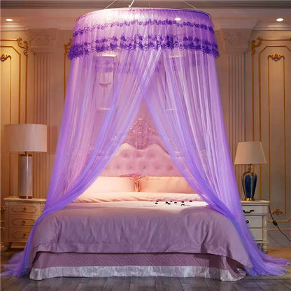 Free size round mosquito net