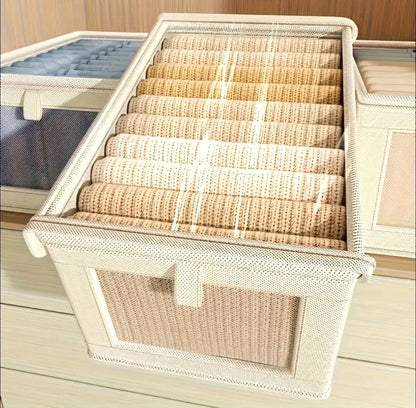 Wardrobe Foldable Clothes Organizer with a Cover