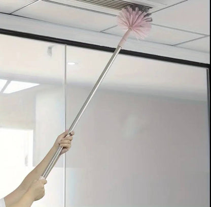 Extendable Cobweb broom with Extension Pole