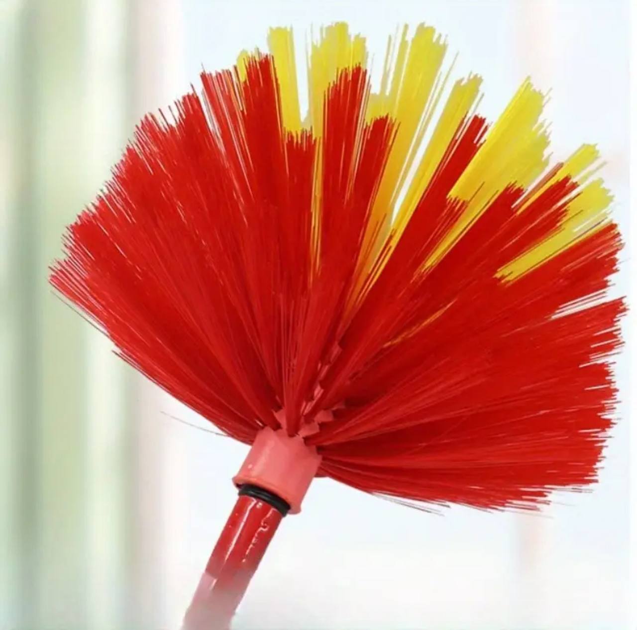 Extendable Cobweb broom with Extension Pole