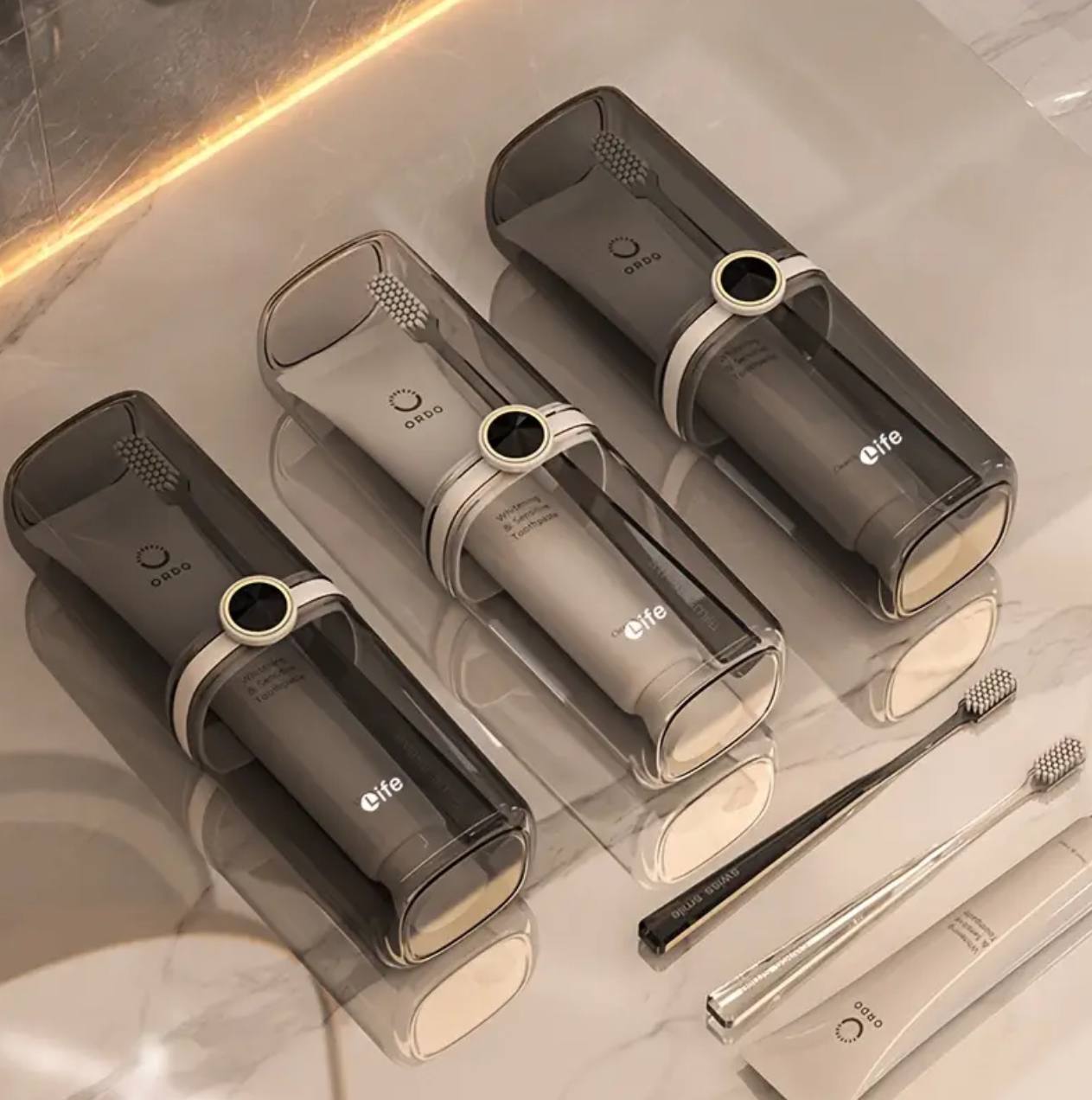 portable toothbrush holder