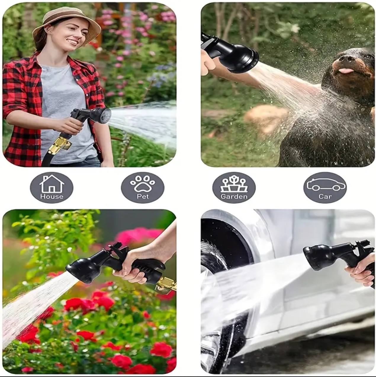 Telescopic hose and water gun kit