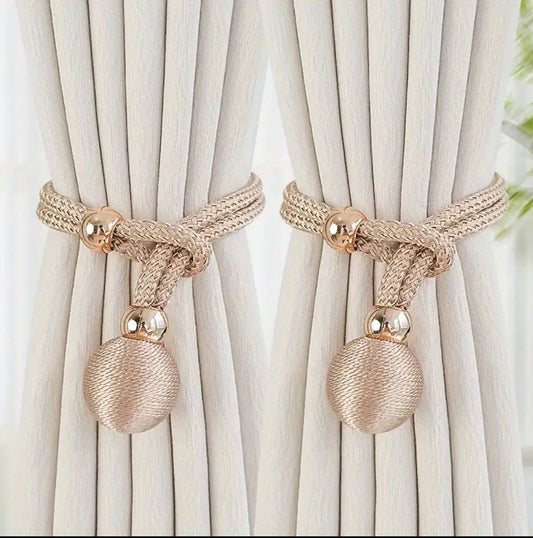 2pc Curtain holder buckle rope