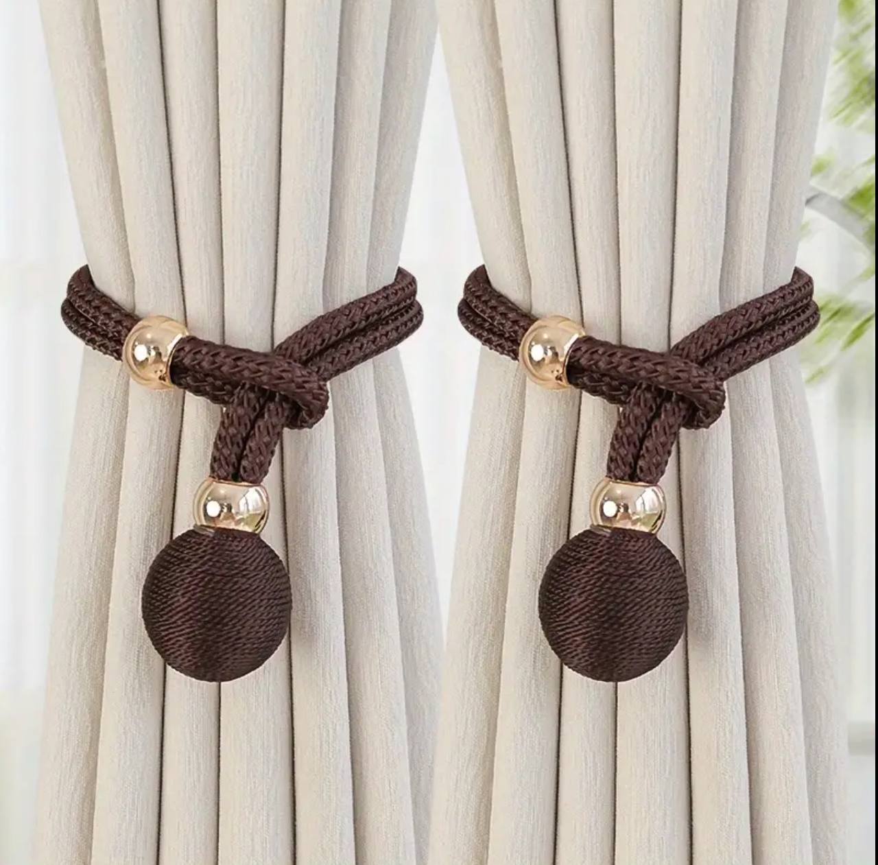 2pc Curtain holder buckle rope