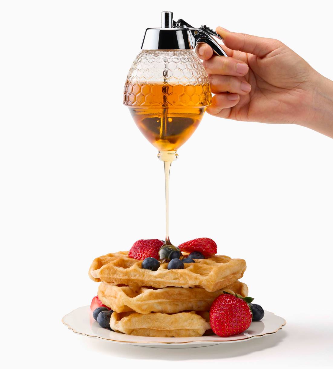 High quality 200ml honey dispenser with storage stand