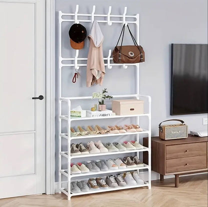 3 in 1 five tier storage rack/hanger