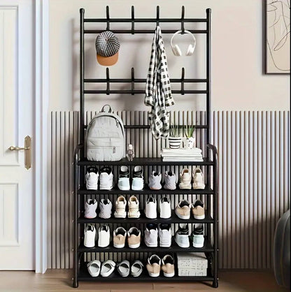 3 in 1 five tier storage rack/hanger
