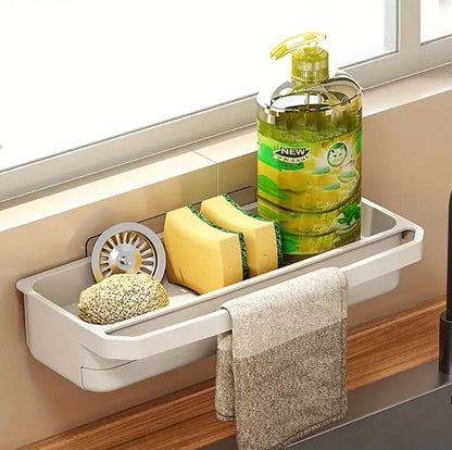 Wall-Mounted Sink Caddy Organizer