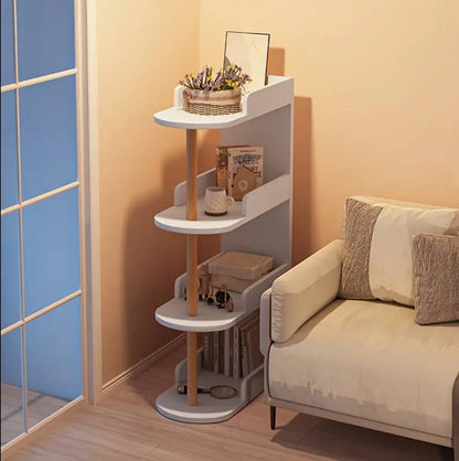 Console Table Sofa Side Cabinets Narrow Gap Shelf