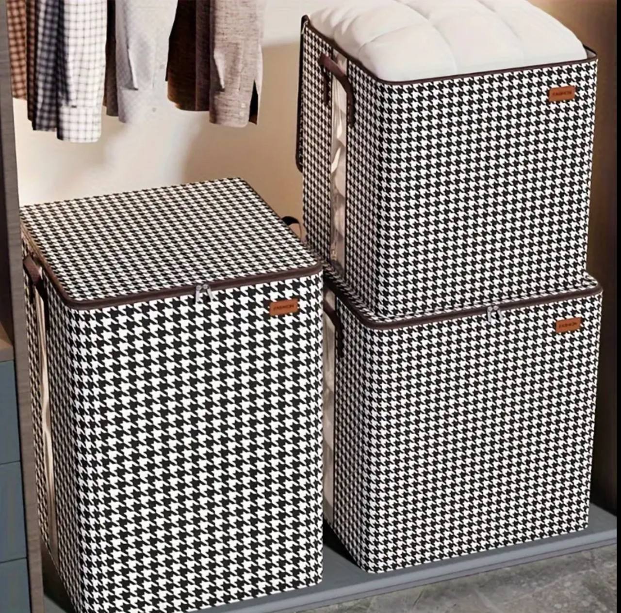 3pcs Large Capacity Quilt Duvet/Closet Organizer