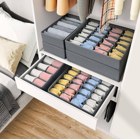 4 Pcs Underwear Drawer Organizers