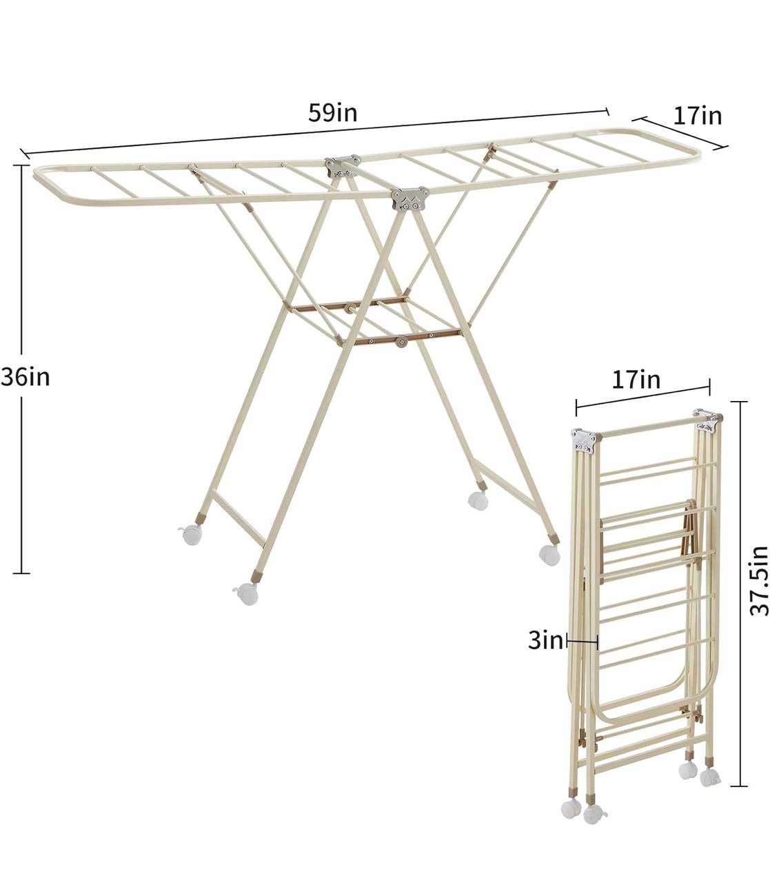 Outdoor drying rack