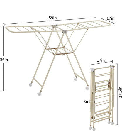 Outdoor drying rack