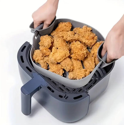 square Silicone Air Fryer Liner Basket