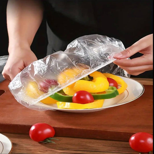 New 100 Pcs Reusable Food Storage Covers Bags