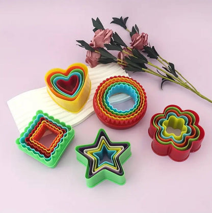 Silicon cookie cutter set