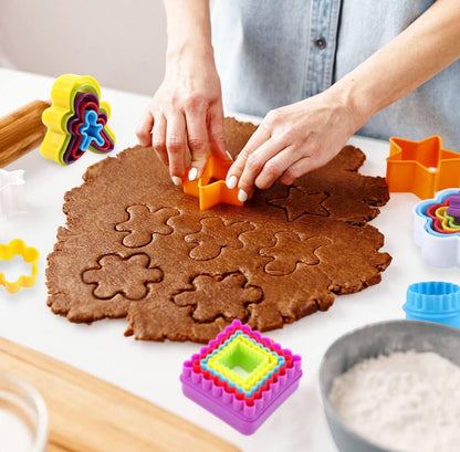 Silicon cookie cutter set