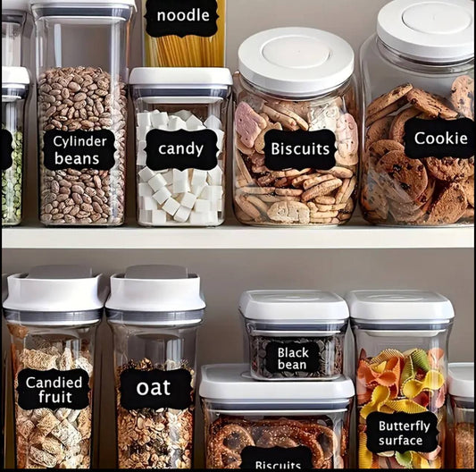 Pantry organizing labels