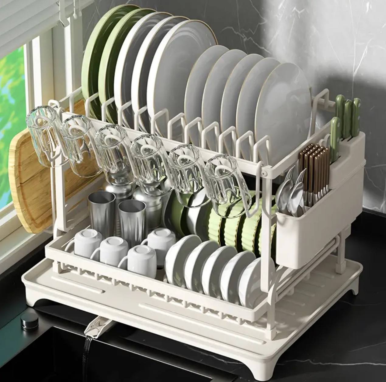 Classy high quality dish rack