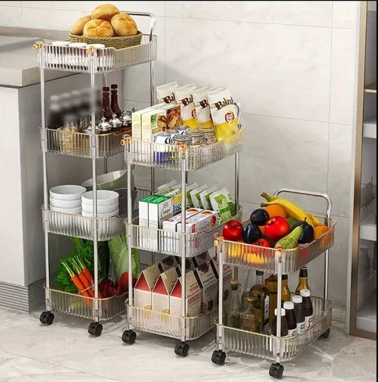 2 tier Multi-layer Kitchen Trolleys