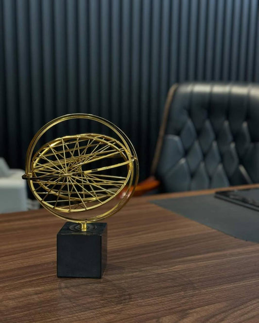 Gold Globe Decor