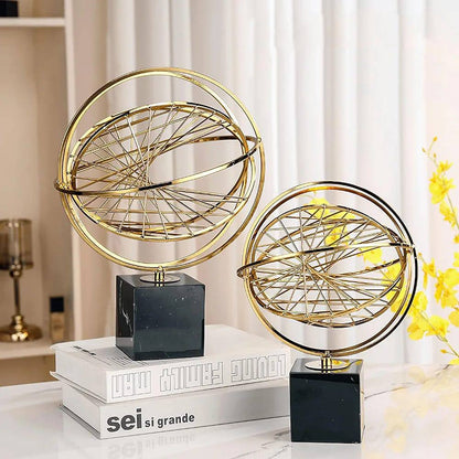 Gold Globe Decor