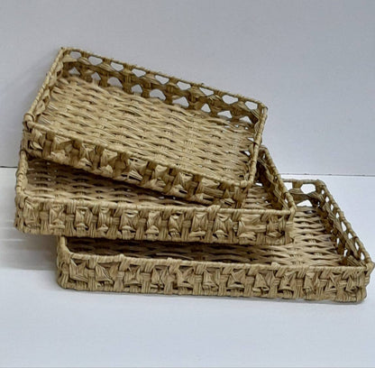 Rattan Deco Style Trays –