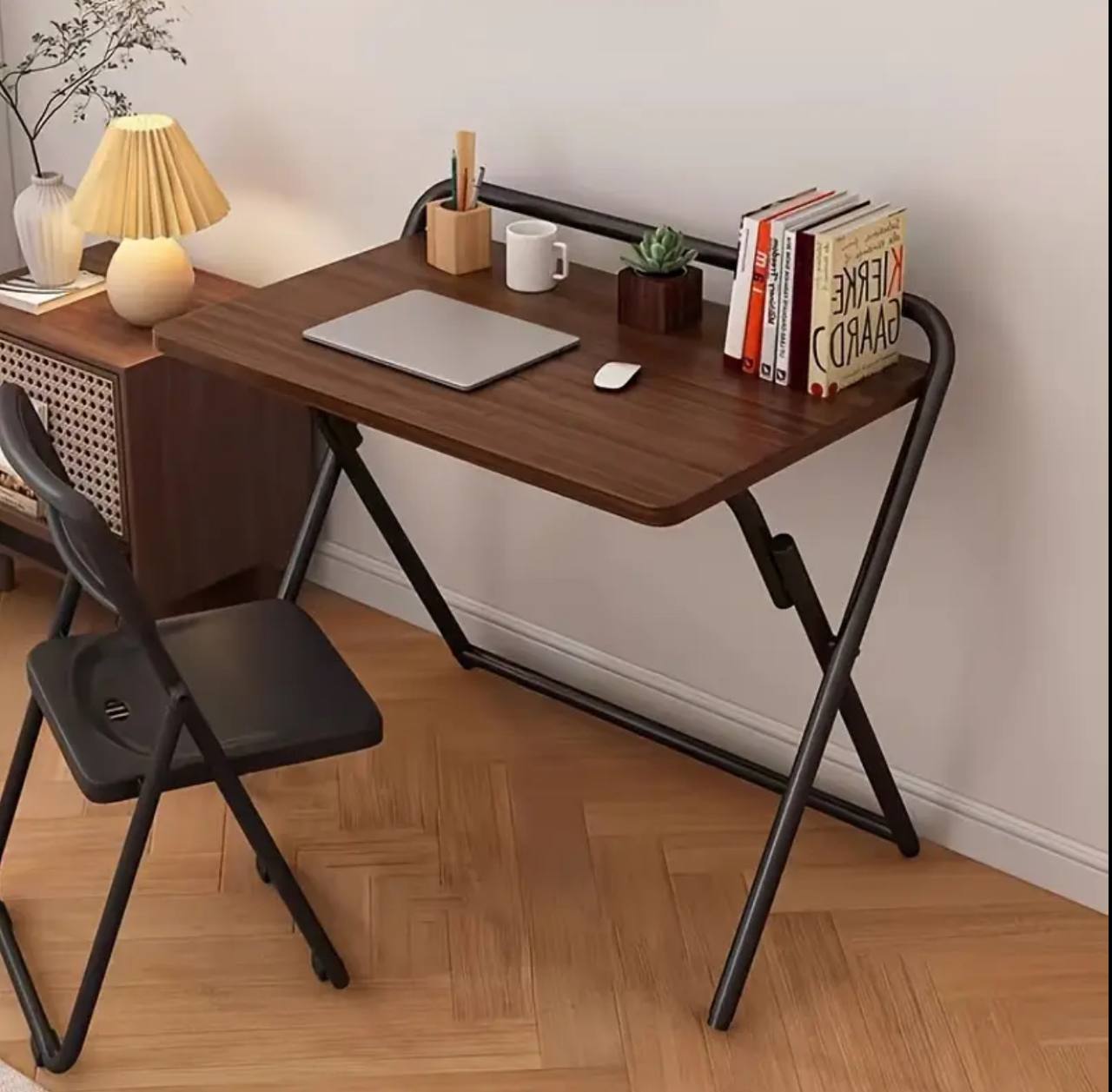 Space Saving Industrial Style Foldable Desk