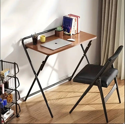 Space Saving Industrial Style Foldable Desk