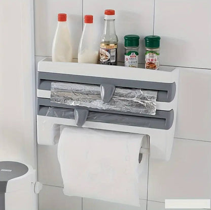 Big size Tripple paper dispenser with top shelf
