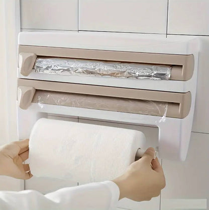 Big size Tripple paper dispenser with top shelf