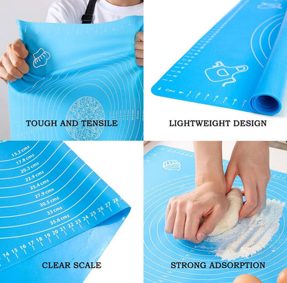 Silicon kneading mat
